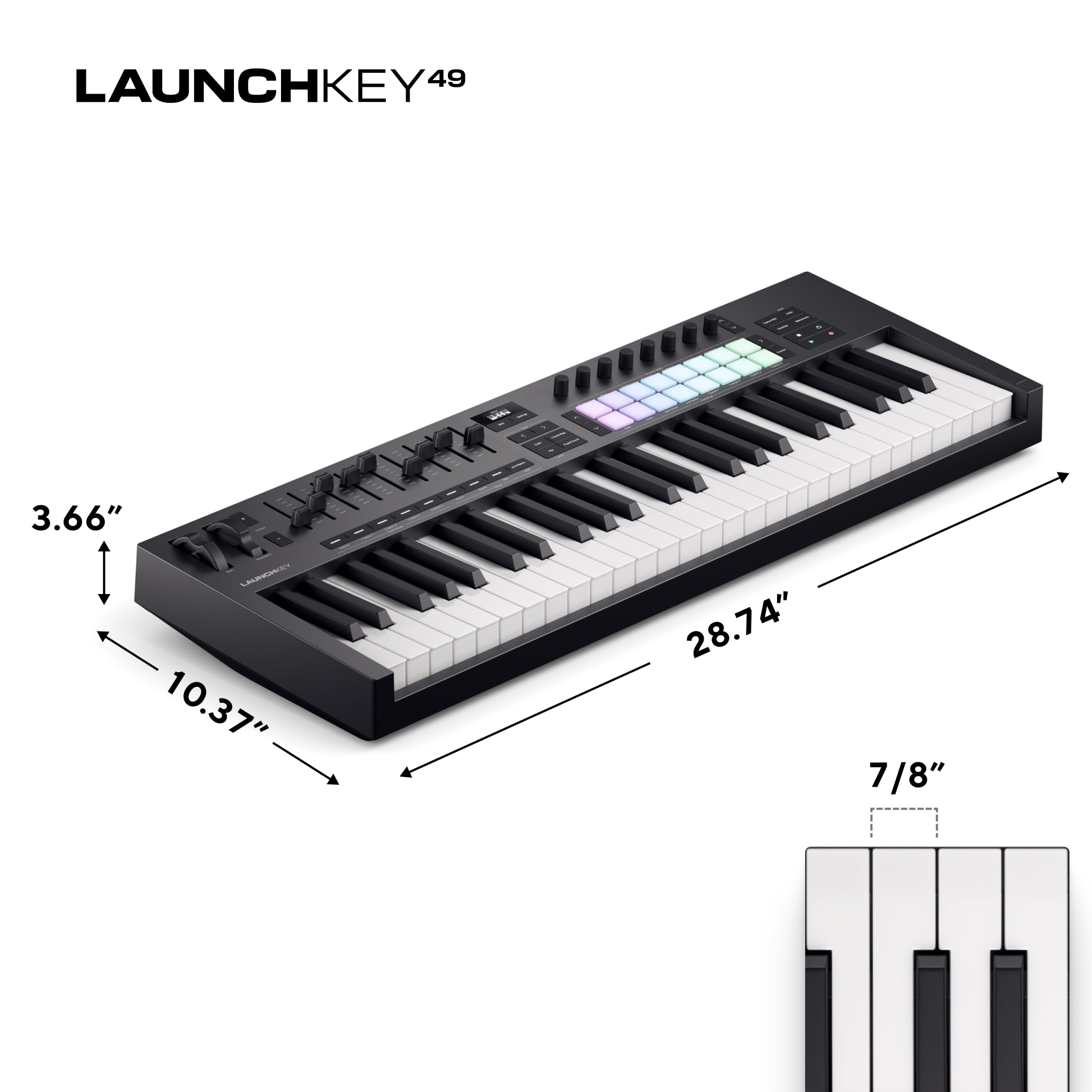 Launchkey mk4 49 novation MIDIキーボード 49鍵 Amazon.com: Novation