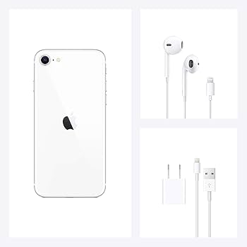 Amazon.com: Apple iPhone SE (128GB, White) [Locked] + Carrier