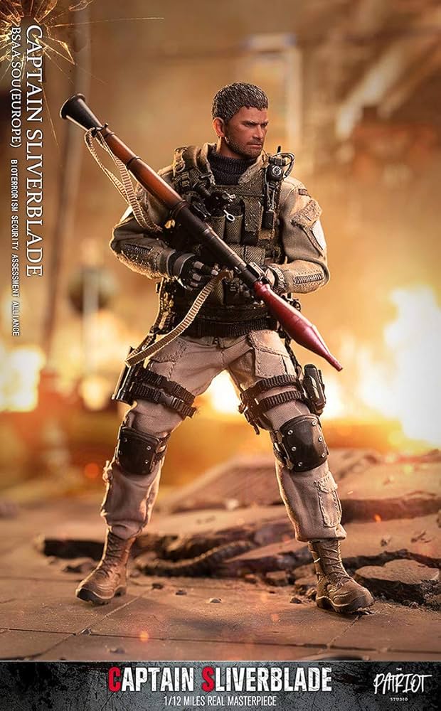 Amazon.co.jp: 【Tbmodel 】Patriot studio 1/12 フィギュア Chris