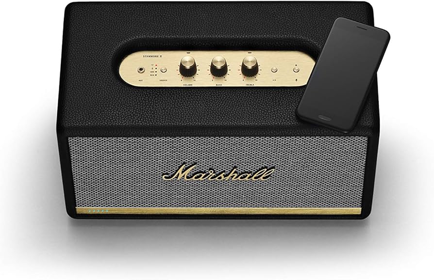 Amazon.co.jp: Marshall Stanmore II ボイスブラックスピーカー Amazon