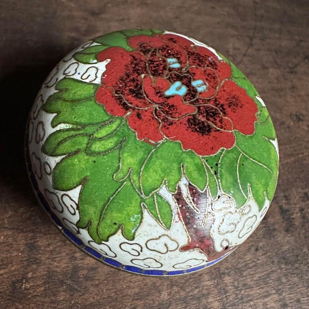 七宝焼 中国美術 花瓶 景泰藍 花入 大壺 高さ39cm 特大サイズ 細密彫刻