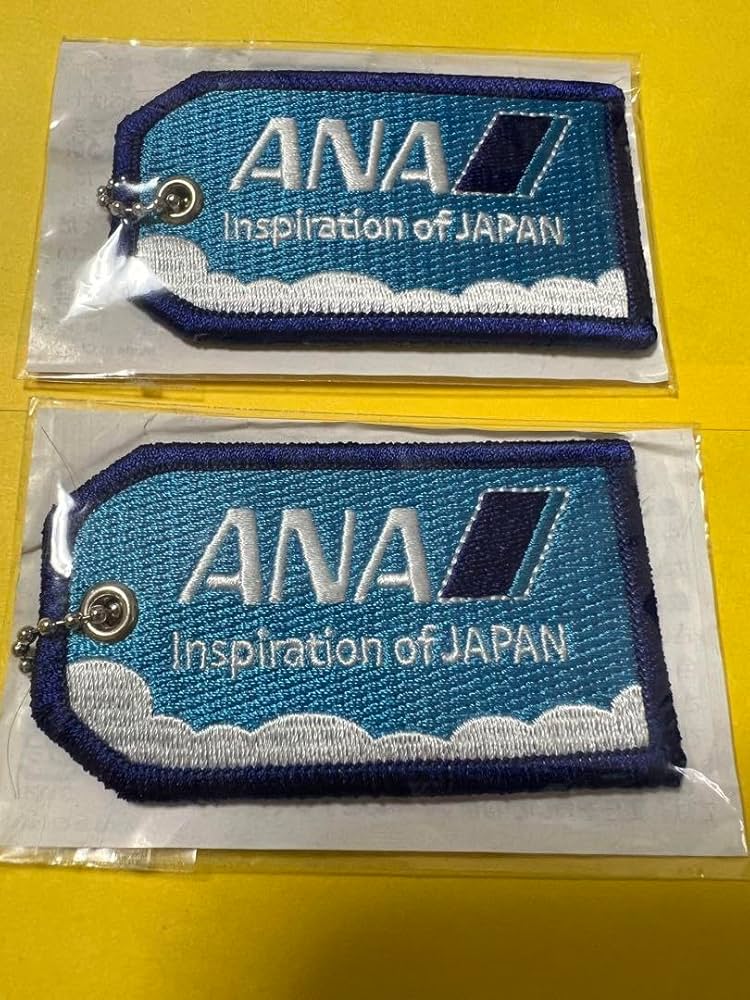 ANA CREW ゴールドタグ 2個セット ANA CREW ゴールドタグ 2個セット