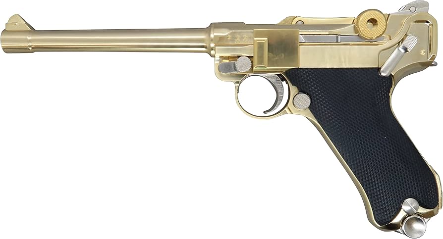 Amazon | マルシン ルガー P-08 6インチ MARINE ブラックABSグリップ