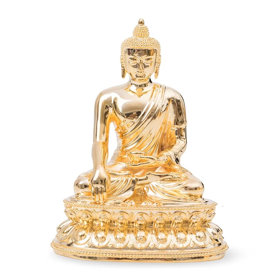 オールドチベット仏教 銅地包天鉄金工細工『釈迦牟尼仏 アミュレット』根付