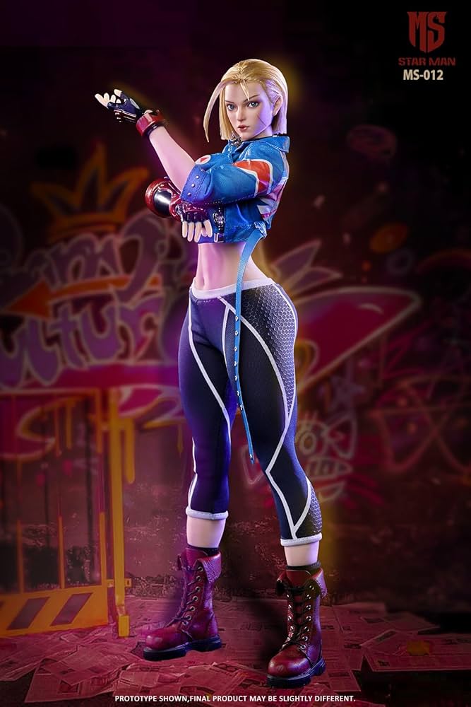 Amazon | 【Tbmodel 】STARMAN 1/6 フィギュア 女性 女格闘家 Blue Bee