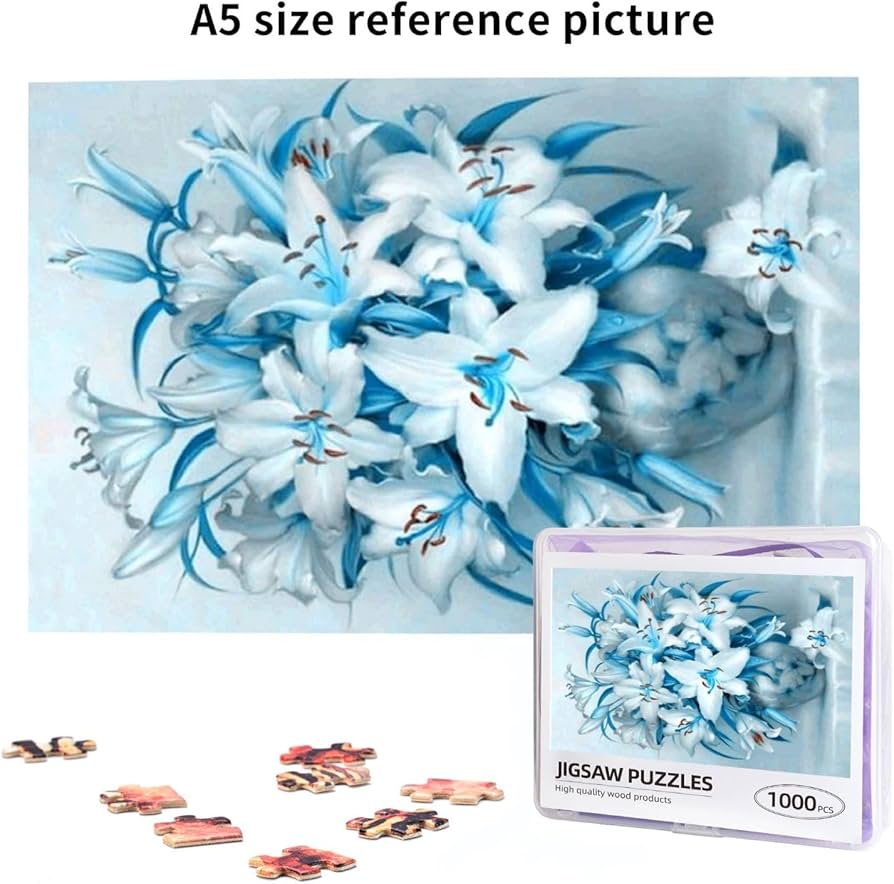 新品未開封】 花のあるテラス レスリーセイヤー ジグソーパズル 1000