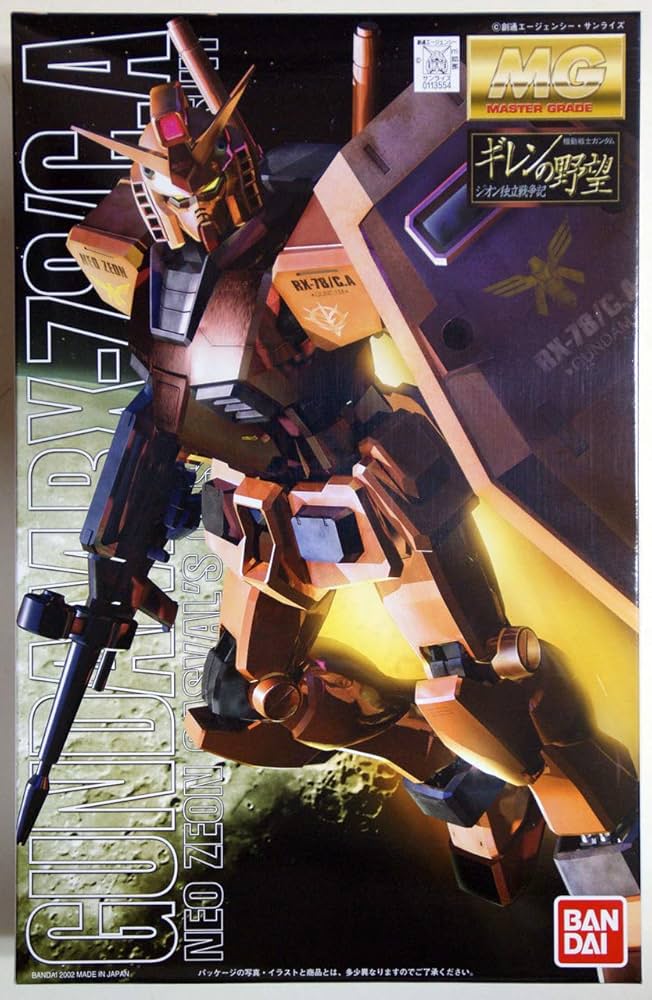 Amazon.com: Bandai Hobby RX-78/C.A Gundam Ver Casval, Bandai