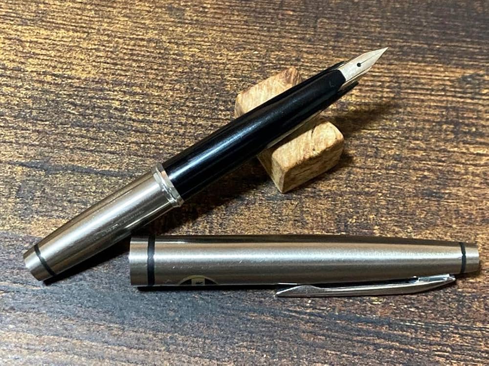 Amazon | シール付き セーラー ショート万年筆 SAILOR 18k 金属軸 細字