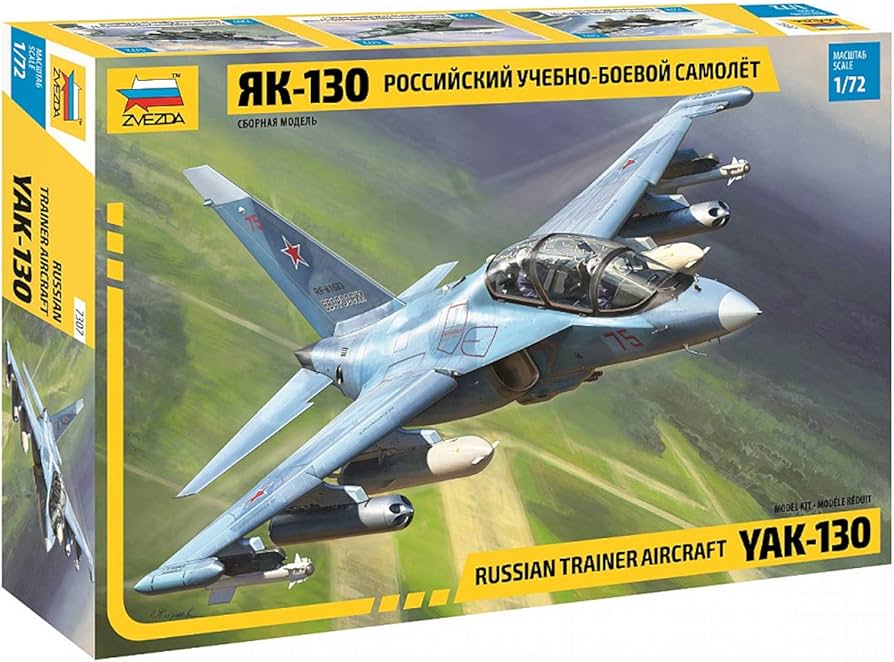 Amazon | ズベズダ 1/72 ロシア空軍 Yak-130 高等練習機 プラモデル