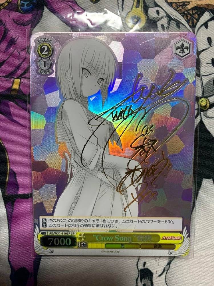 ヴァイスシュヴァルツ Crow Song 岩沢 サイン Amazon.co.jp: ヴァイス