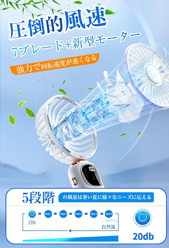 Amazon.co.jp: ハンディファン【2025・業界革新設計・3way使用
