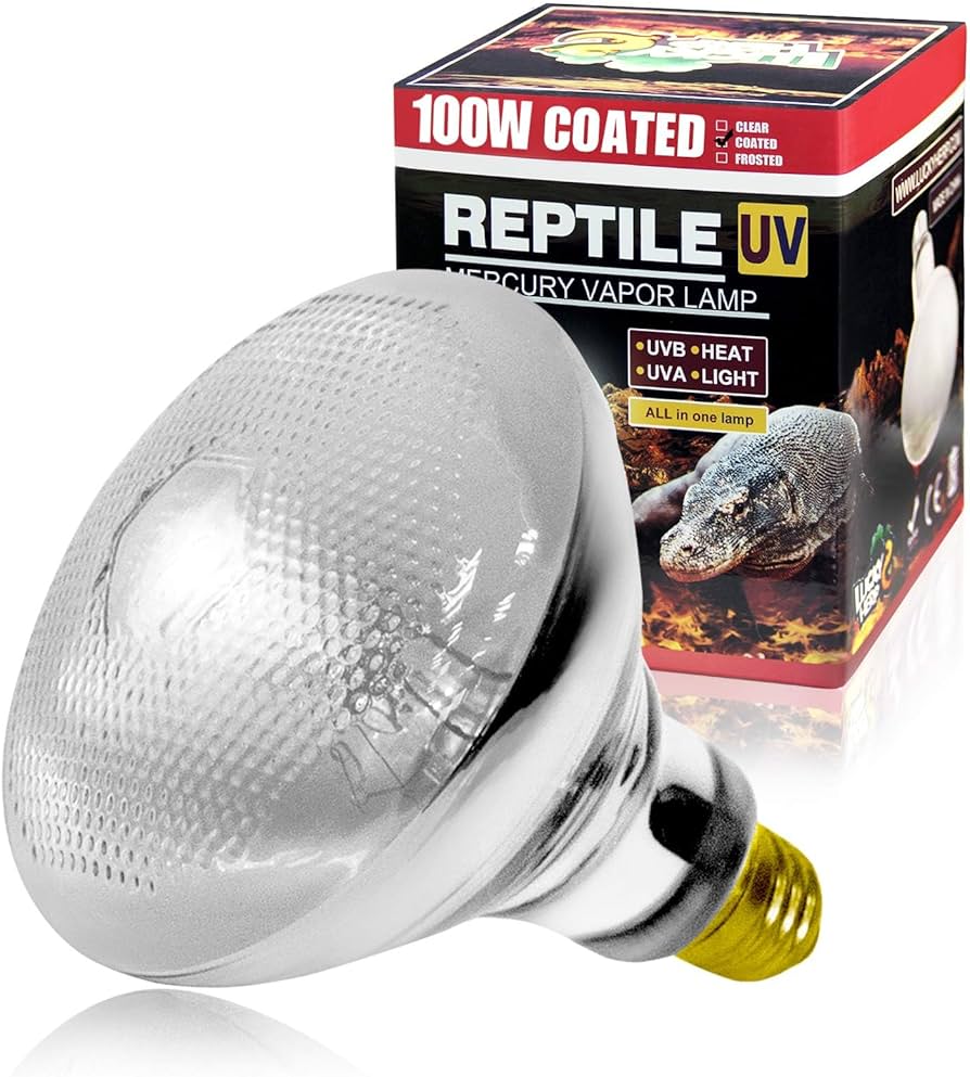 Amazon | LUCKY HERP UVA+UVB 紫外線ライト ソーラーグロー UV 100W