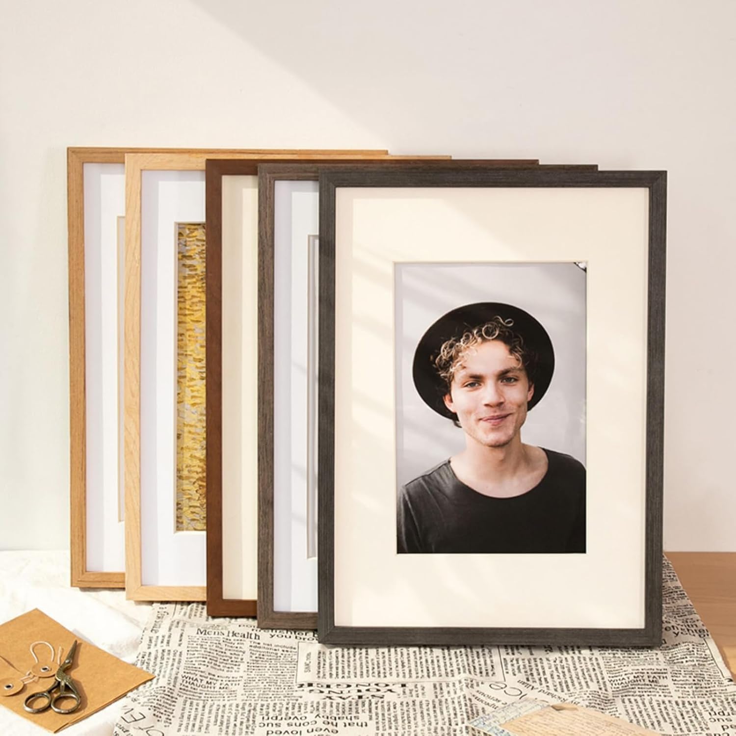 ポスターフレーム 50*75 パズルフレーム 50x75cm ジグソーパズル 北欧