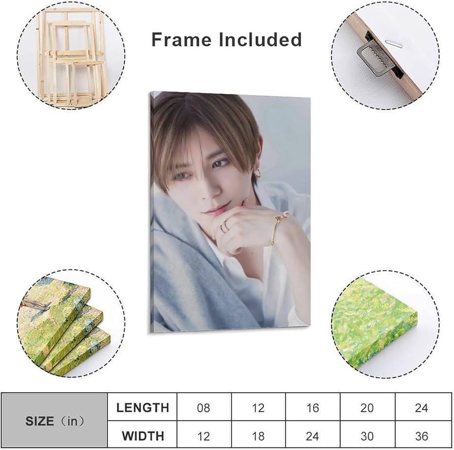 Amazon.co.jp: 山田涼介ポスター 印刷 ポスター キャンバス ウォール