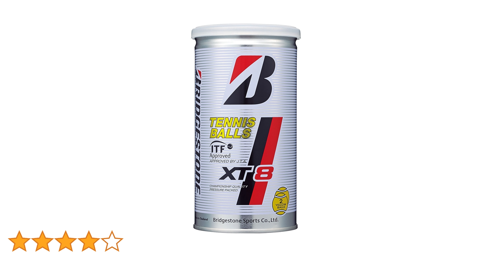 値下げしました！ブリヂストン XT8 テニスボール 2個入り缶