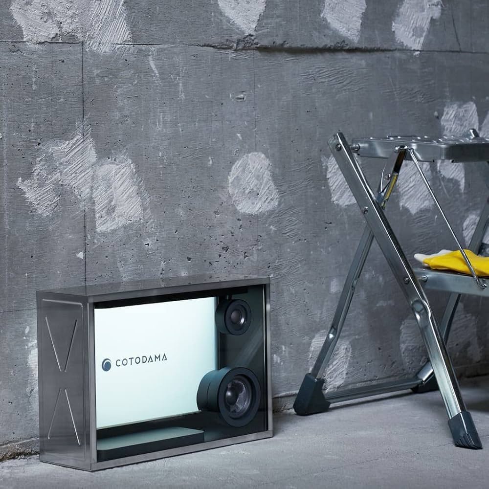 Amazon.co.jp: COTODAMA Lyric Speaker Box Silver コトダマ リリック