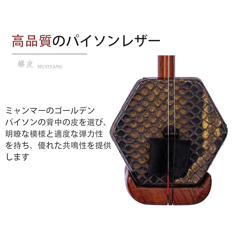 良品】二胡 彩雲 ER-400 ケース付 入門用 中国楽器 弓・付属品一式 古