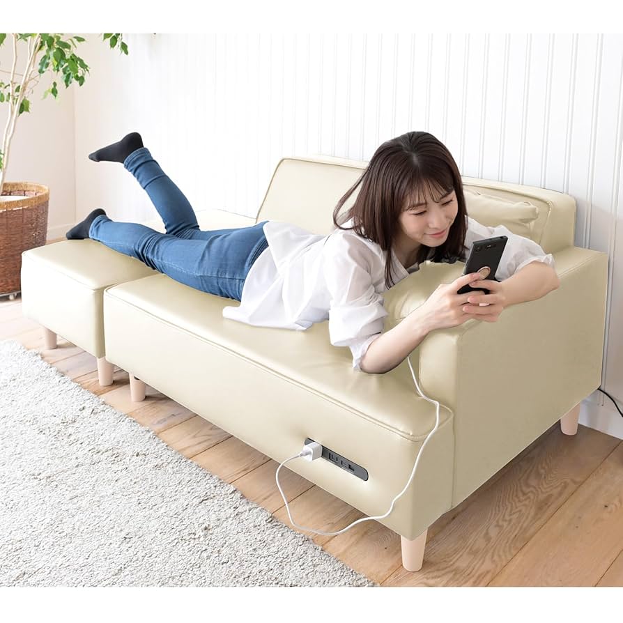 2人掛けソファ ソファー 2Pソファ レザー PVC 人気商品 組立て簡単