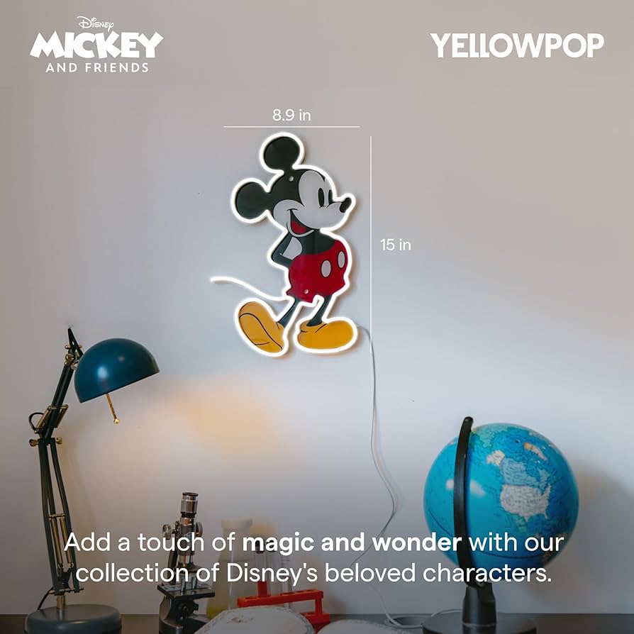 Amazon.co.jp: イエローポップ ネオンサイン ウォールデコ用