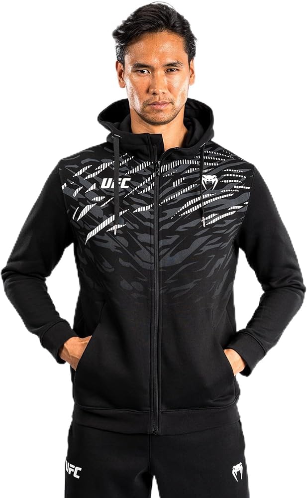 Amazon.com: Venum UFC Fusion Men's Replica Zip Hoodie - Black - L