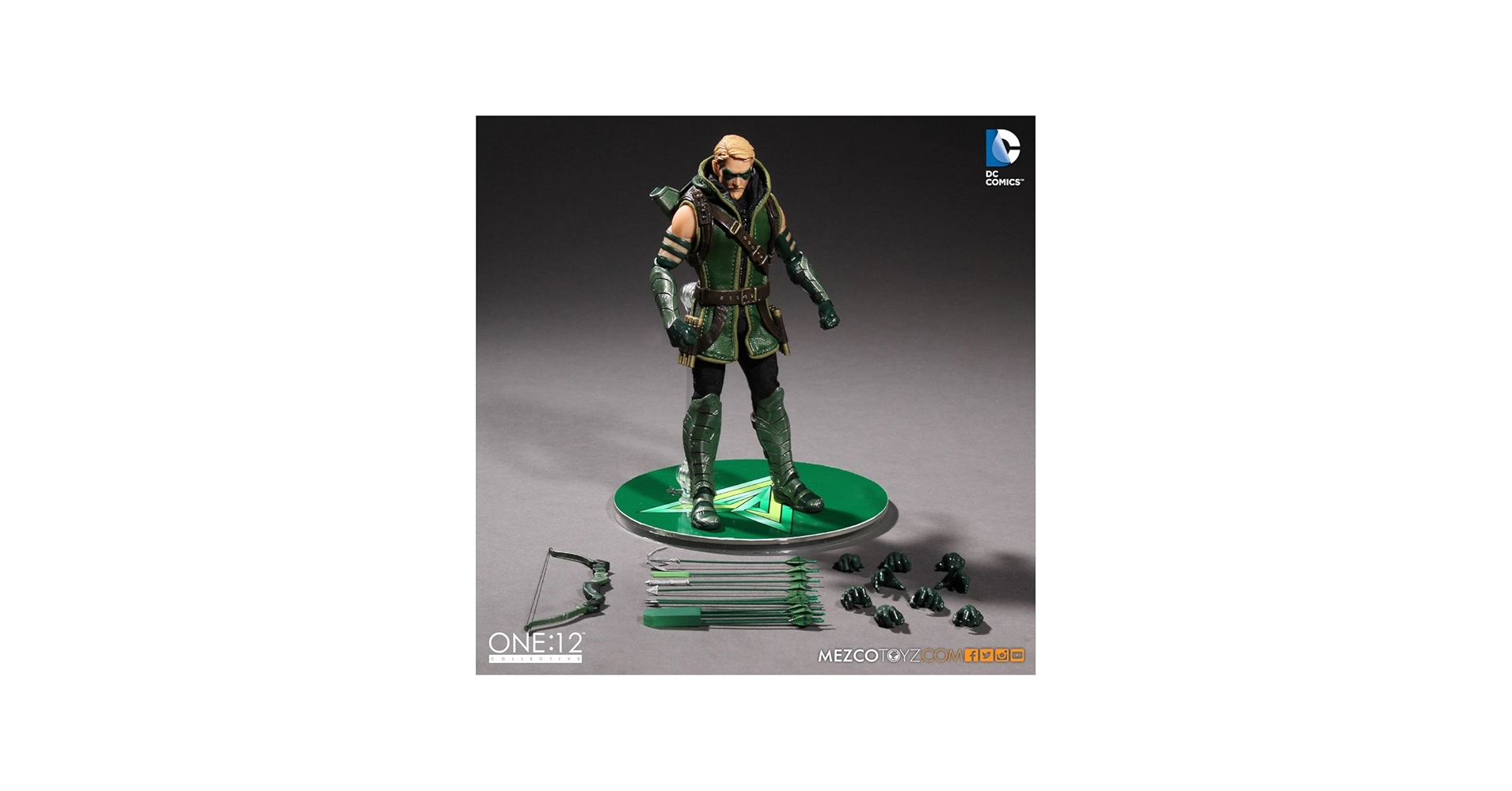 Amazon.com: Green Arrow 1:12 Collective Action Figure : Toys & Games