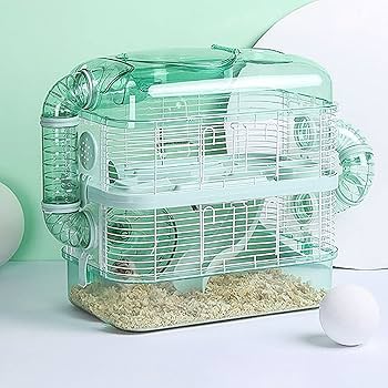 Amazon | xinxin-homeハムスターケージ 小動物用 飼育ケージ アクリル