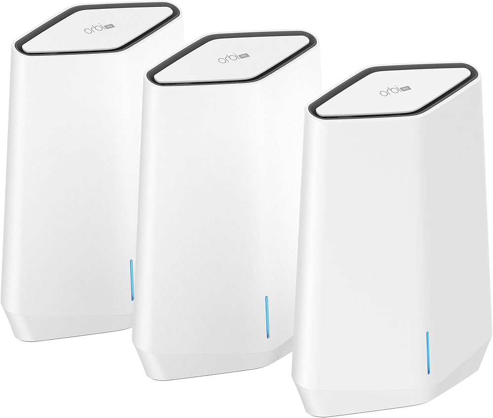 Amazon.com: NETGEAR Orbi Pro WiFi 6 Tri-Band Mesh System (SXK50B3