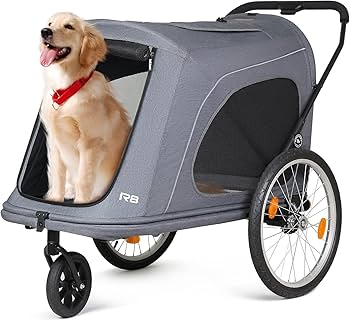 Amazon.co.jp: BEBEROAD PETS R8 ペットカート大型犬 カート