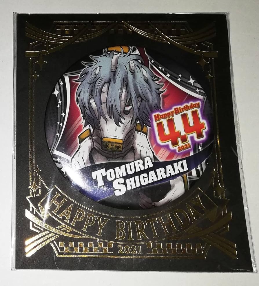 ヒロアカ 死柄木弔 バースデイ缶バッジ ジャンプショップ 2022