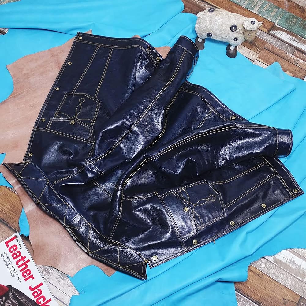 Amazon | [NA] GABRIEL 本革 メンズ 最高峰 レア インディゴ ホース