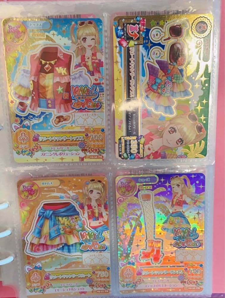 アイカツカード 夏樹みくる リゾートキャンサーコーデ 4枚セット