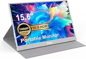 Amazon.co.jp: 15.6インチ ポータブルモニター、ラップトップモニター