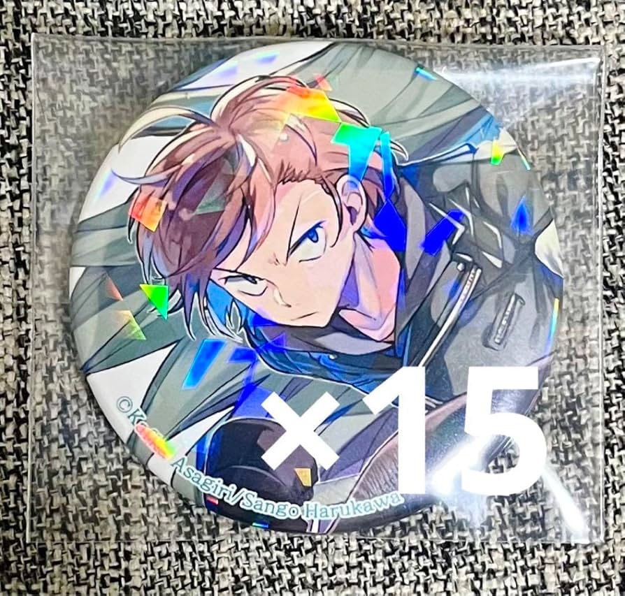 文豪ストレイドッグス 文スト 十五歳 羊の日 缶バッジ 太宰治 中原中也