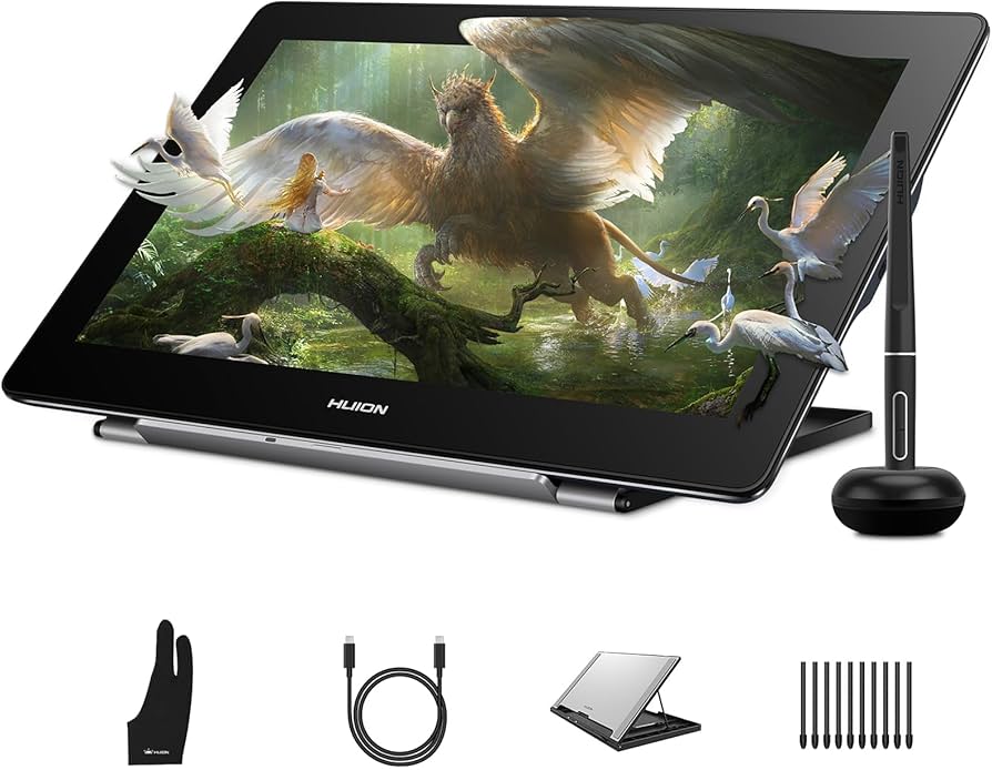 Amazon.com: HUION Kamvas Pro 16 4K UHD Drawing Tablet with Screen