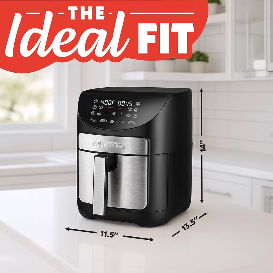 Amazon.co.jp: Gourmia 6487 デジタルエアフライヤー ブラック