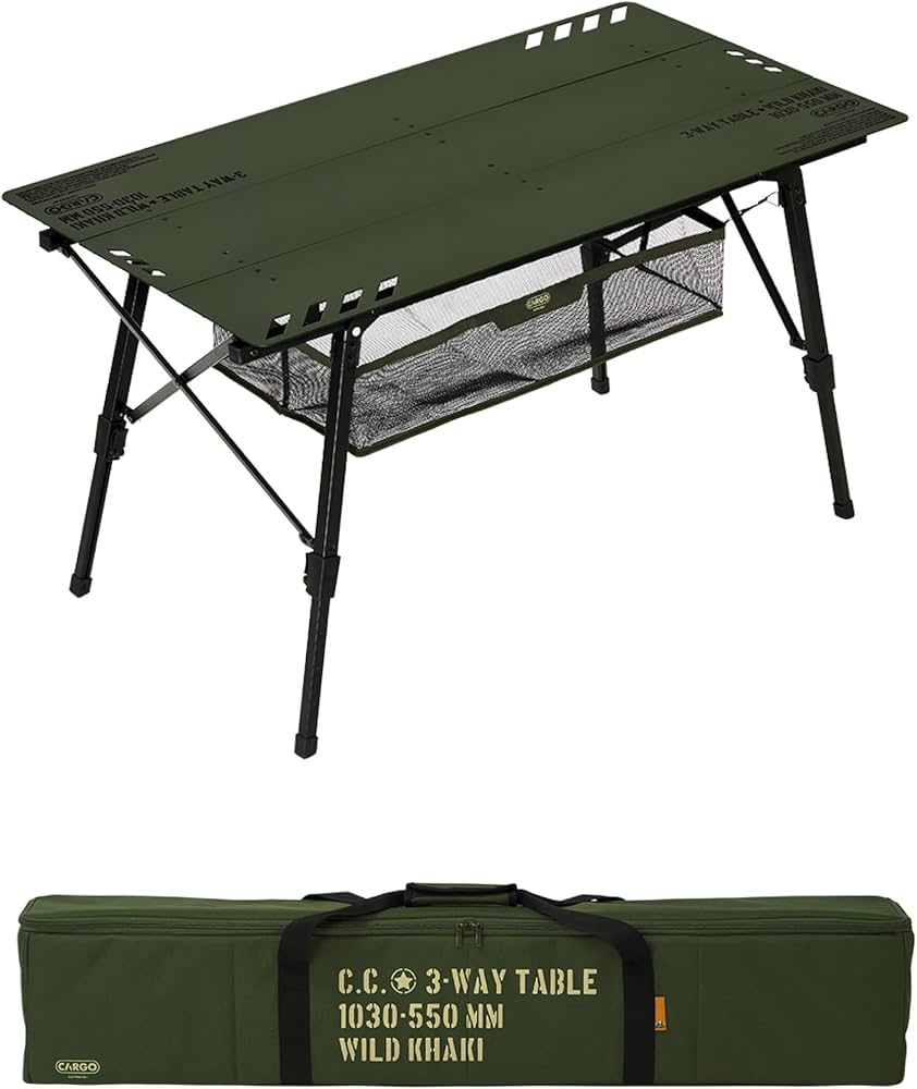 Amazon.co.jp: CARGO CONTAINER カーゴコンテナ 3WAY TABLE テーブル