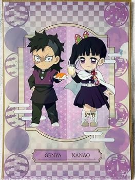 Amazon.co.jp: 鬼滅不死川玄弥栗花落カナヲ╱クリアファイル : おもちゃ