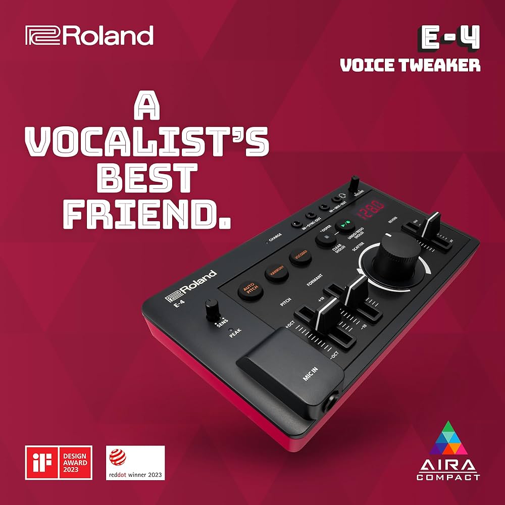 Roland AIRA Compact E-4 VOICE TWEAKER | Vocal Performance Tool