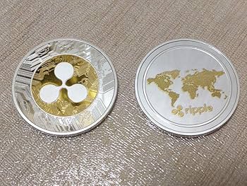 Amazon.co.jp: リップル XRP 仮想通貨 暗号資産 レプリカコイン2枚