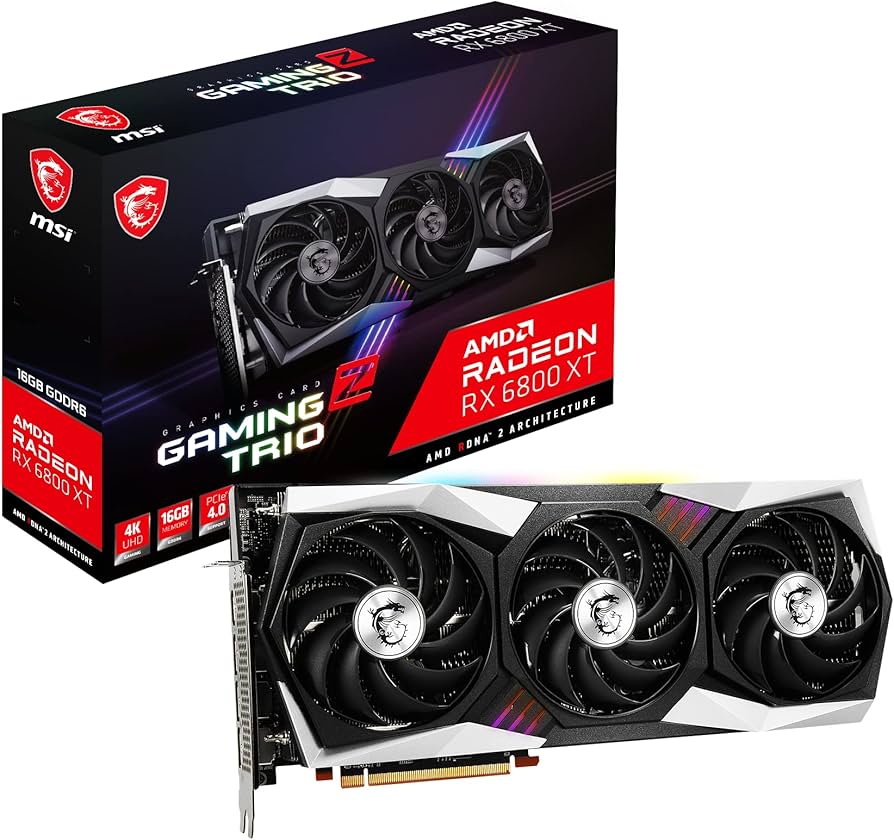 Amazon.com: MSI Gaming AMD Radeon RX 6800 XT 16GB GDRR6 256-bit