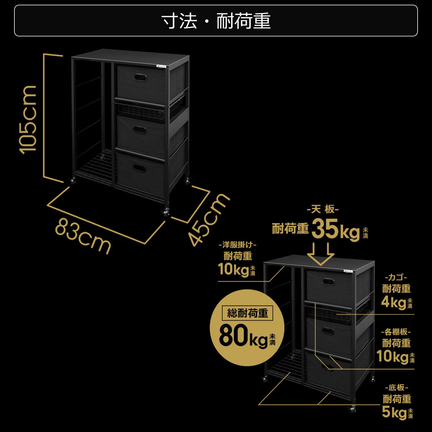 Amazon.co.jp: Bauhutte(バウヒュッテ) ハンガーラックテーブル BHT