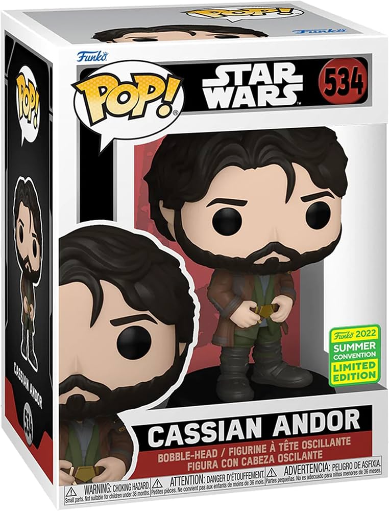 Amazon.com: Funko Pop! Star Wars: Cassian Andor - 2022 Summer