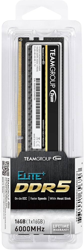 メモリー DDR5-6000 64GBTEAMGROUP ELITE PLUS Amazon.co.jp