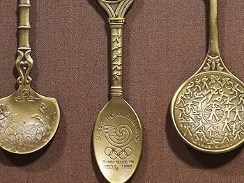Amazon.co.jp: 1988ソウルオリンピック記念 スプーンセット 日本公式