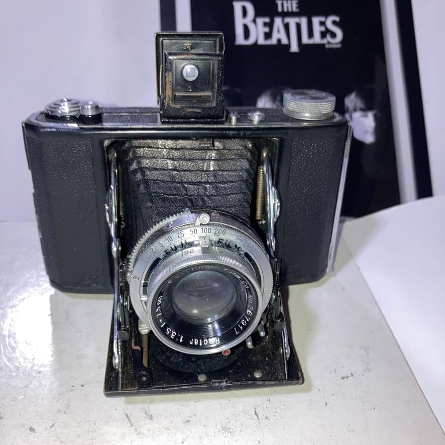 アンティークカメラ 蛇腹カメラ [B23944] IKONTA F4.5 レトロ Yahoo