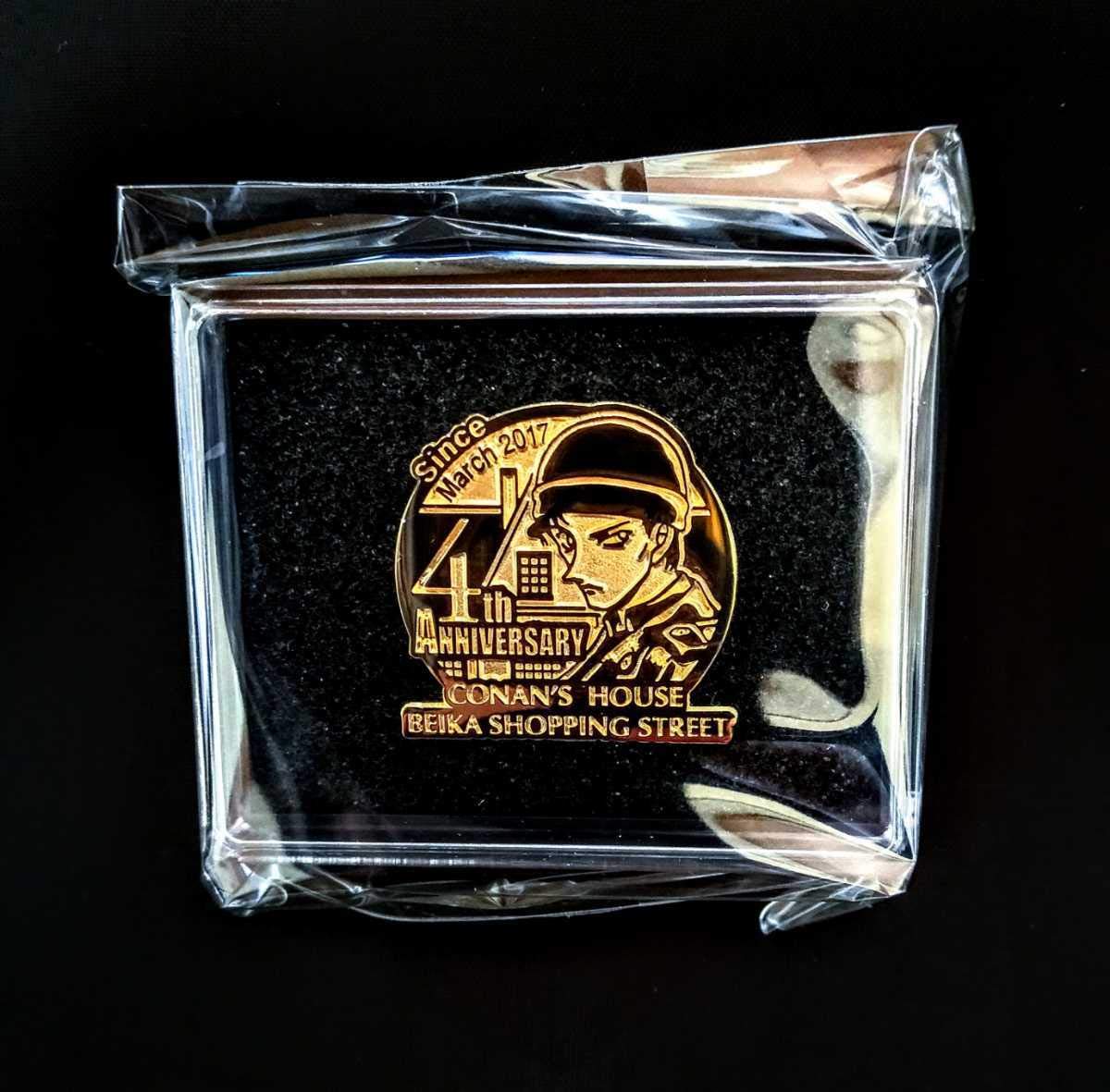 米花商店街 赤井秀一 ピンバッジ 名探偵コナン 赤井秀一 米花商店街 4周年