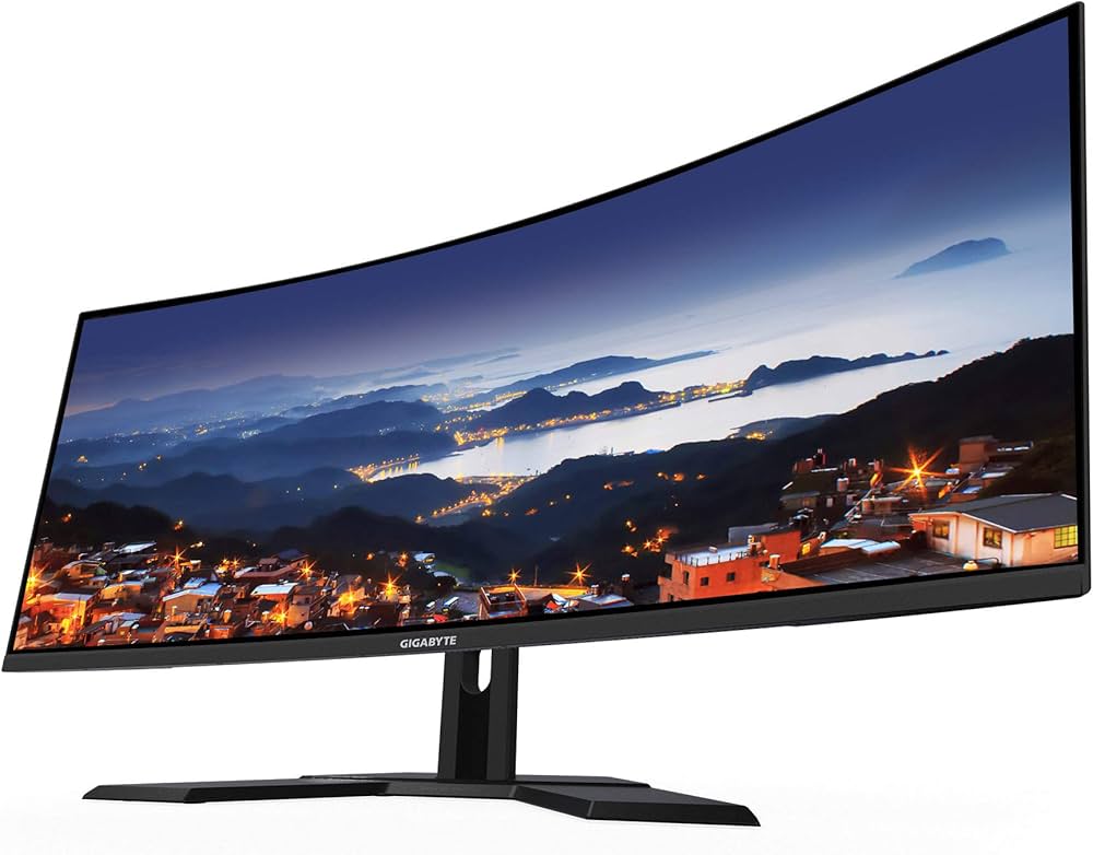 Amazon.co.jp: GIGABYTE G34WQC 34インチ 144Hz ウルトラワイド湾曲