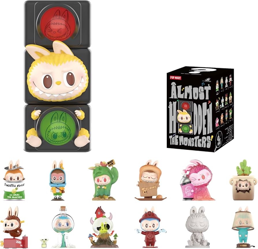 Amazon.com: POP MART The Monsters Almost Hidden Series Blind Box