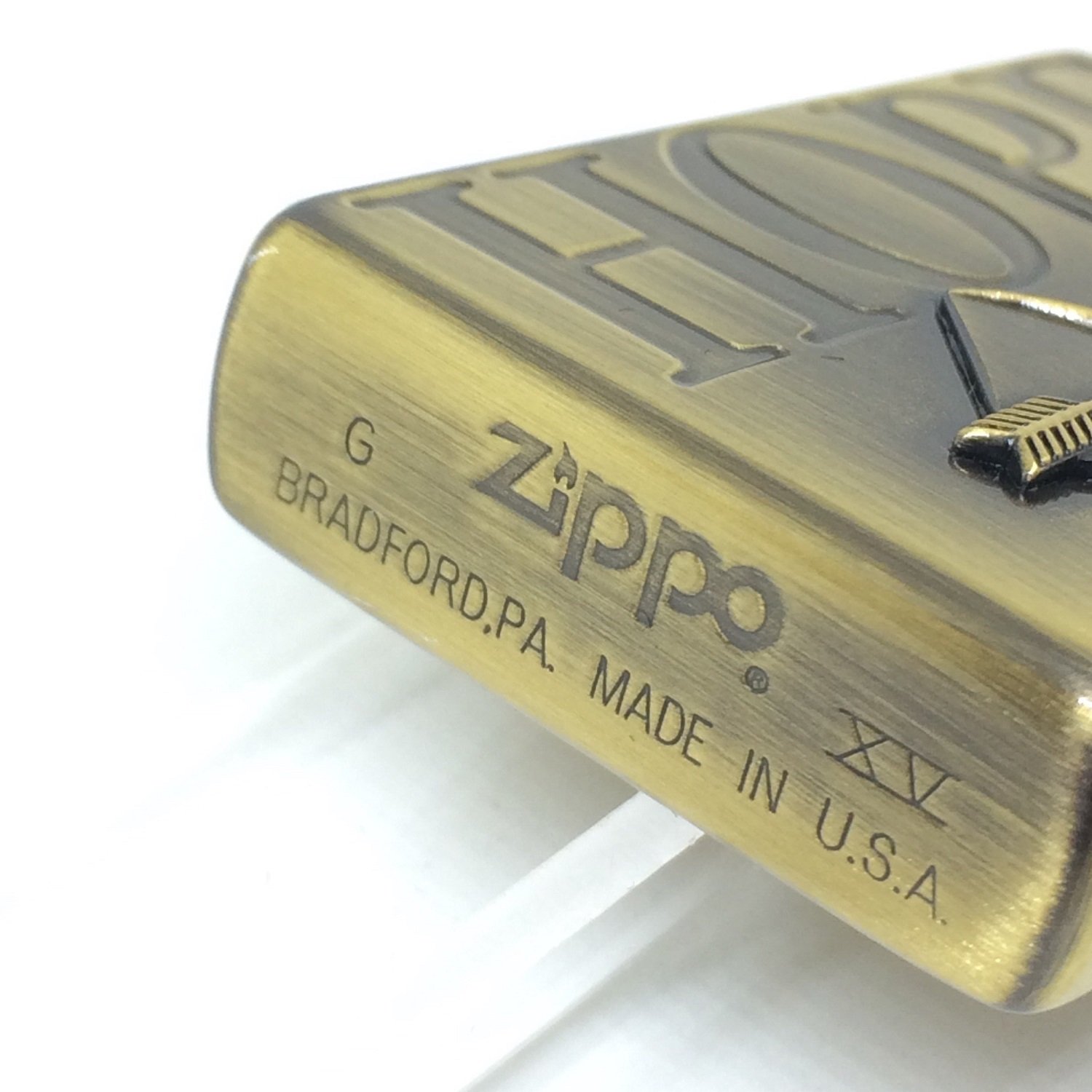 zippo ホープ ゴールド 限定品 希少モデル ヴィンテージ 1999年製