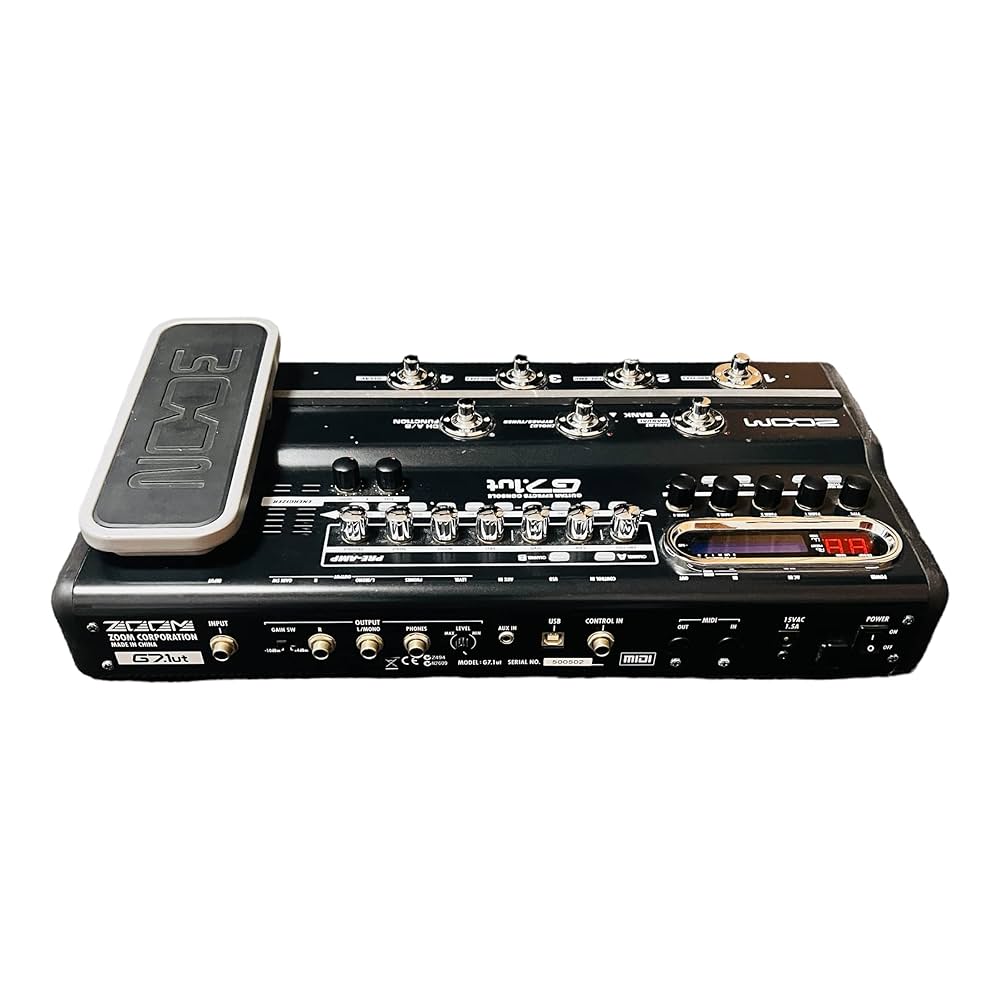 zoom マルチエフェクターG7.1ut G7.1ut Guitar Effects Console | Zoom